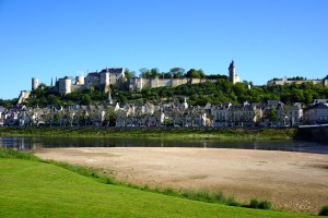 Chinon from the River Loire